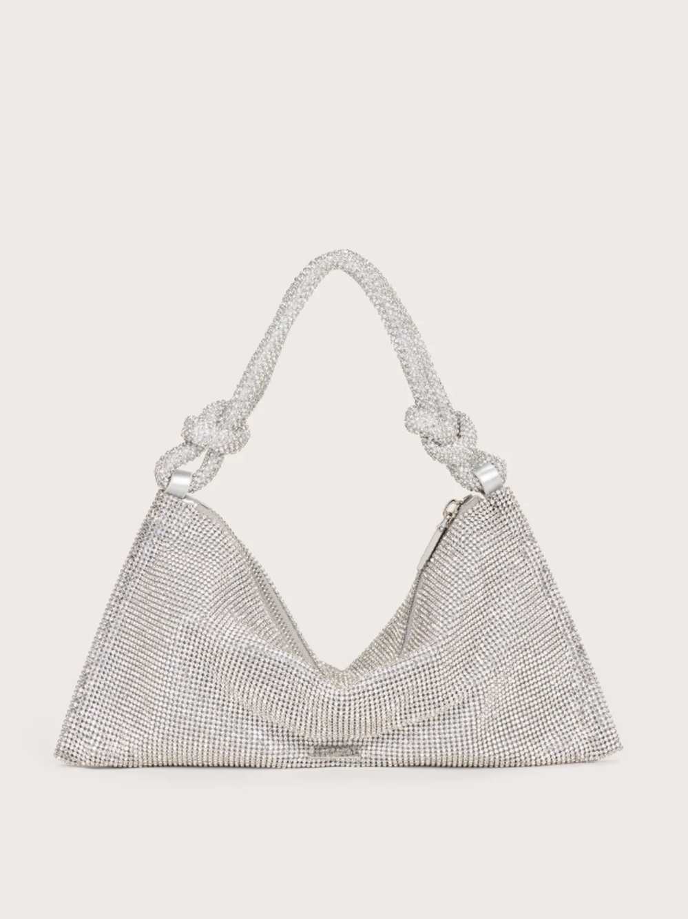 cult gaia Silver Mesh Hera Clutch